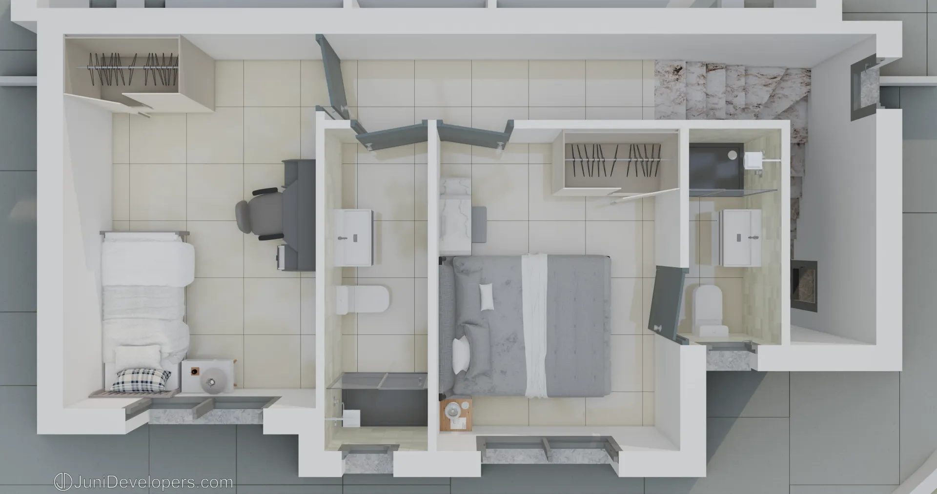 Maisonette No. 1, first floor plan