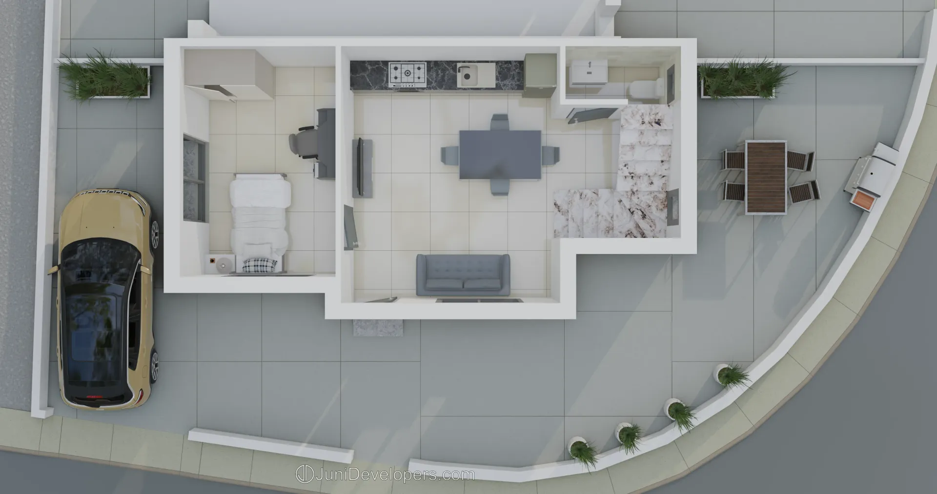 Maisonette No. 1, site plan