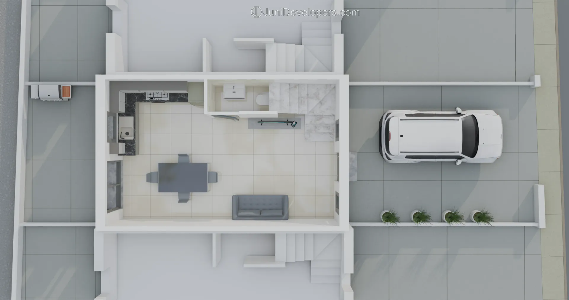 Maisonette No. 3, site plan