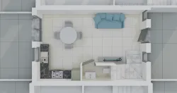 Maisonette No. 4, ground floor plan