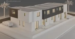 Maisonettes, building design, verandas