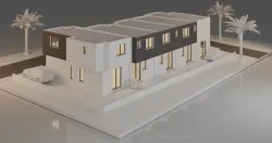 Maisonettes, building design, top view