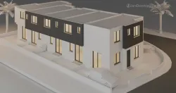 Maisonettes, building design, side view