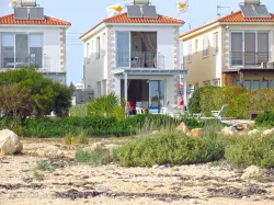 Seafront villa in Ayia Napa next to the sea with title deeds and coastal setting