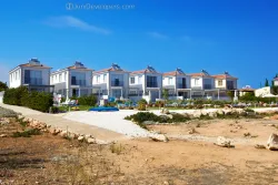 Beachfront villa in Ayia Napa quiet residential area with garden and sandy beach