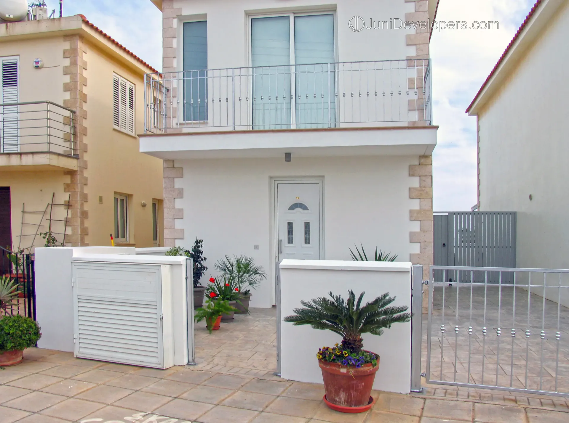 Seafront villa in Ayia Napa near convenience stores with large swimming pool