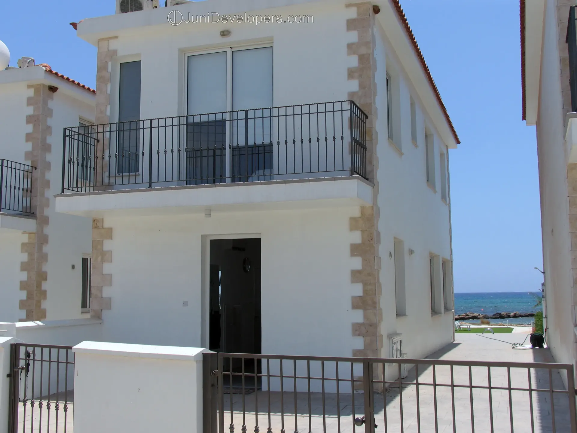 Beachfront villa in Ayia Napa hotel area with garden by the beach
