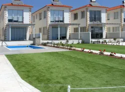 Seafront villa in Ayia Napa resort area with large swimming pool and next to the sea