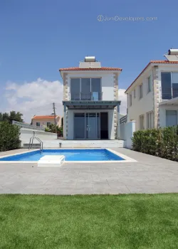 Seafront villa in Ayia Napa hotel area with title deeds and sea-views