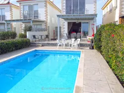 Beachfront villa in Ayia Napa quiet residential area with title deeds