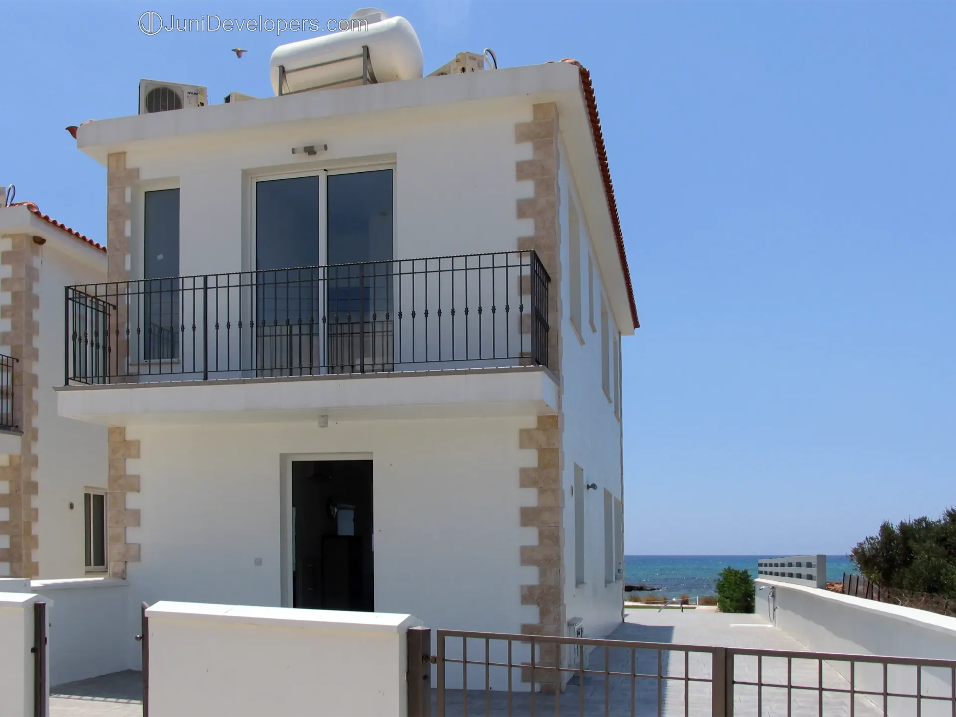 Seafront villa in Ayia Napa resort area with title deeds and sea-views