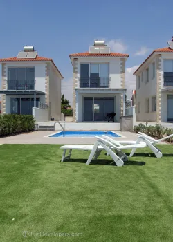 Beachfront villa in Ayia Napa near restaurants with garden