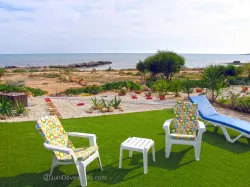 Seafront villa in Ayia Napa next to the sea with large swimming pool