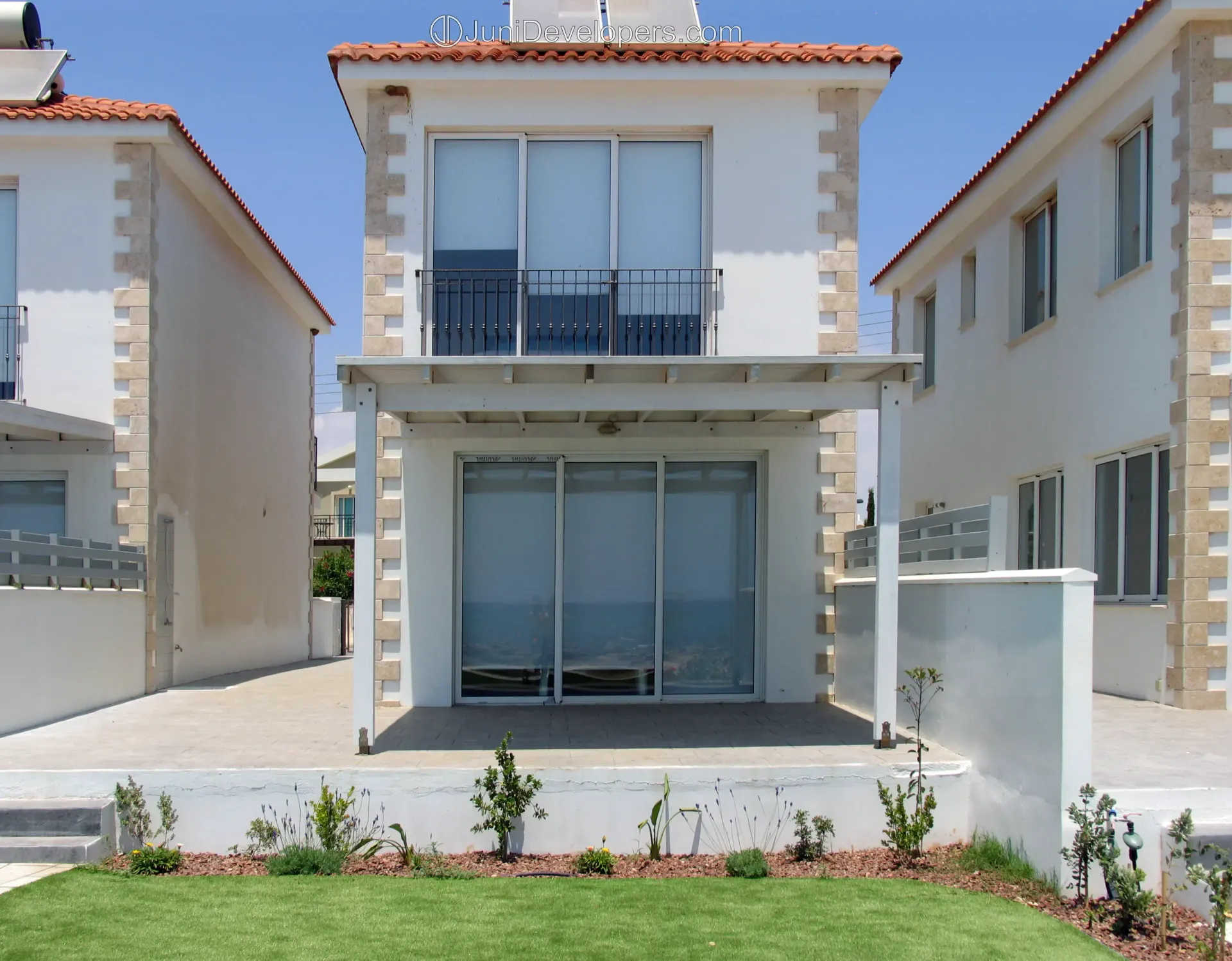 Seafront villa in Ayia Napa quiet residential area with title deeds