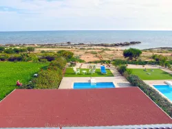 Beachfront villa in Ayia Napa near restaurants with garden