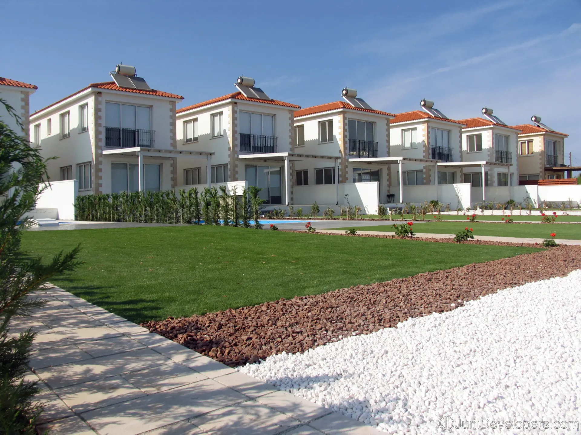 Seafront villa in Ayia Napa quiet residential area with large swimming pool