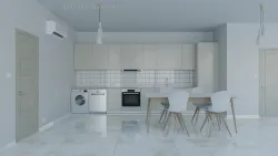 Maisonette No. 1, kitchen, entrance