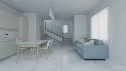 Maisonette No. 1, living room, dining room