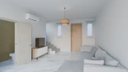 Maisonette No. 3, living room, hallway