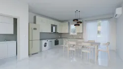 Maisonette No. 4, kitchen, access to the veranda