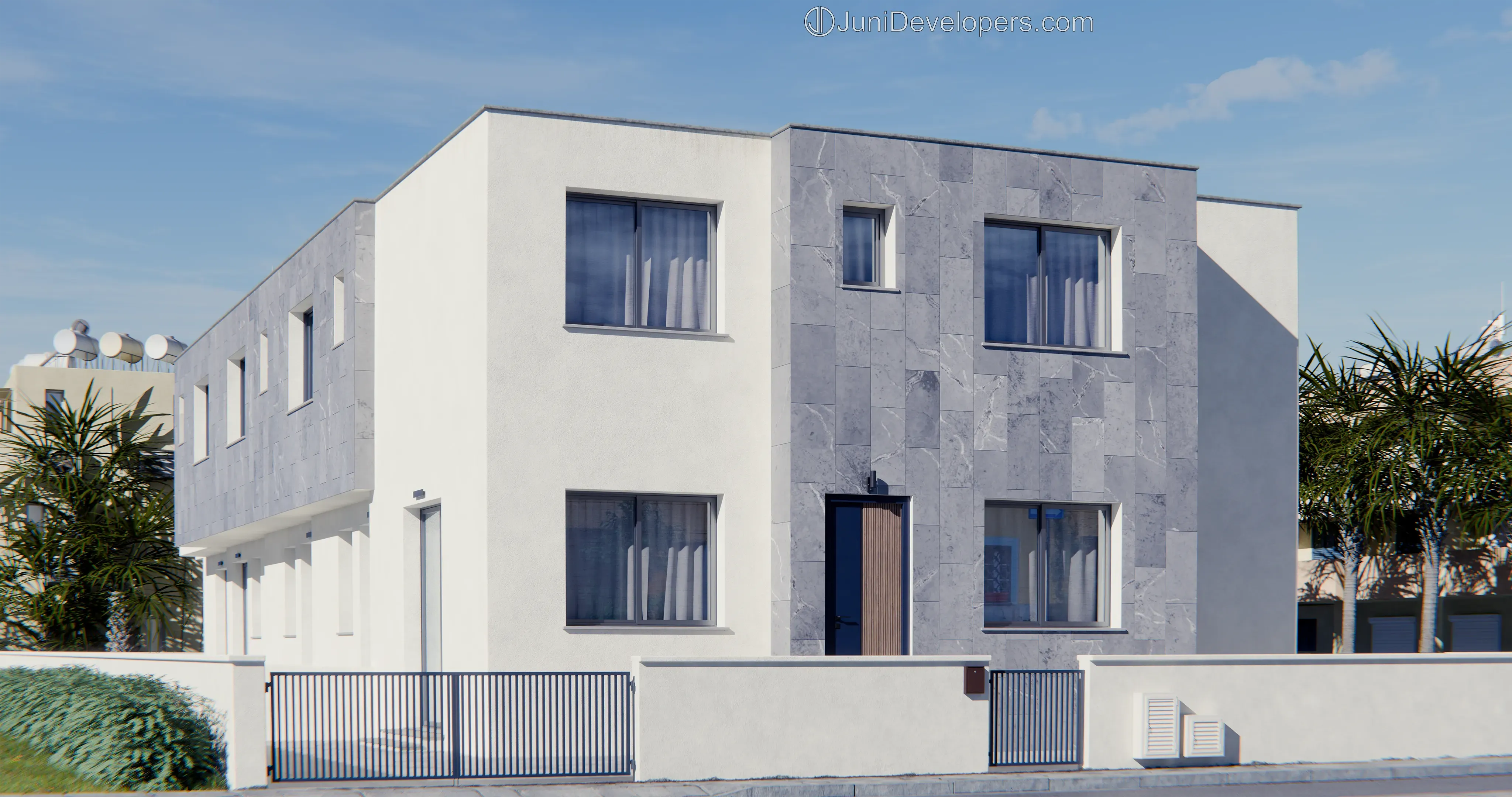Maisonette No. 1, exterior view, parking space