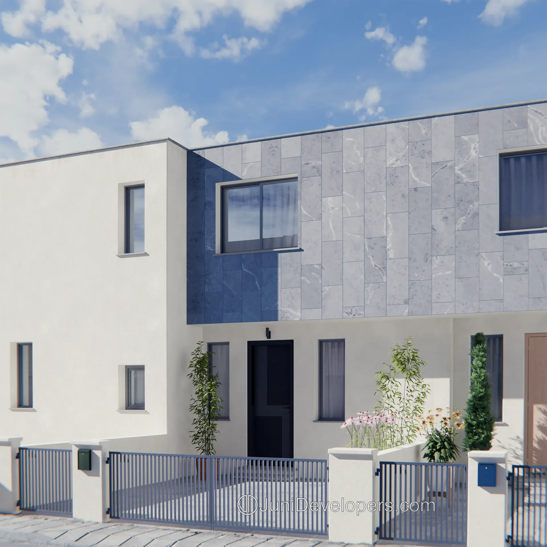 Maisonette No. 2, exterior view, parking space