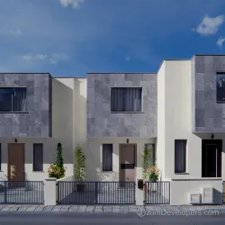 Maisonette No. 4, exterior view, private land plot
