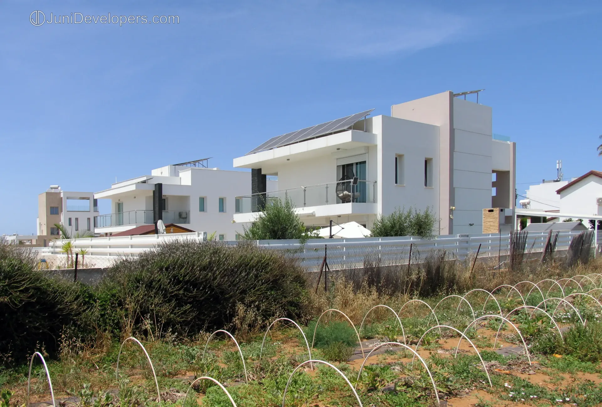 Luxury house in Cyprus with private road and parking space