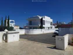 Premium 3 bedroom villa in Pernera hotel area with a large pool and relaxing outdoor spaces