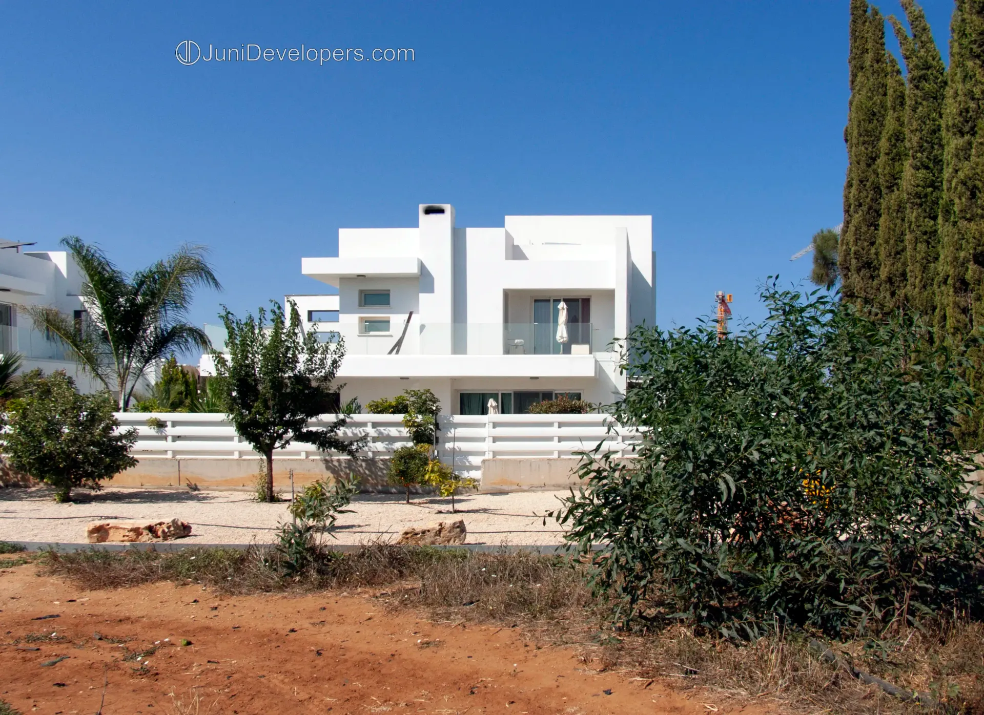 Exclusive luxury villa in Pernera hotel area with large swimming pool and balconies