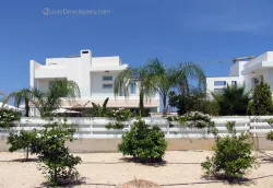 High-end luxury villa in Pernera seafront with a large swimming pool and stylish basement