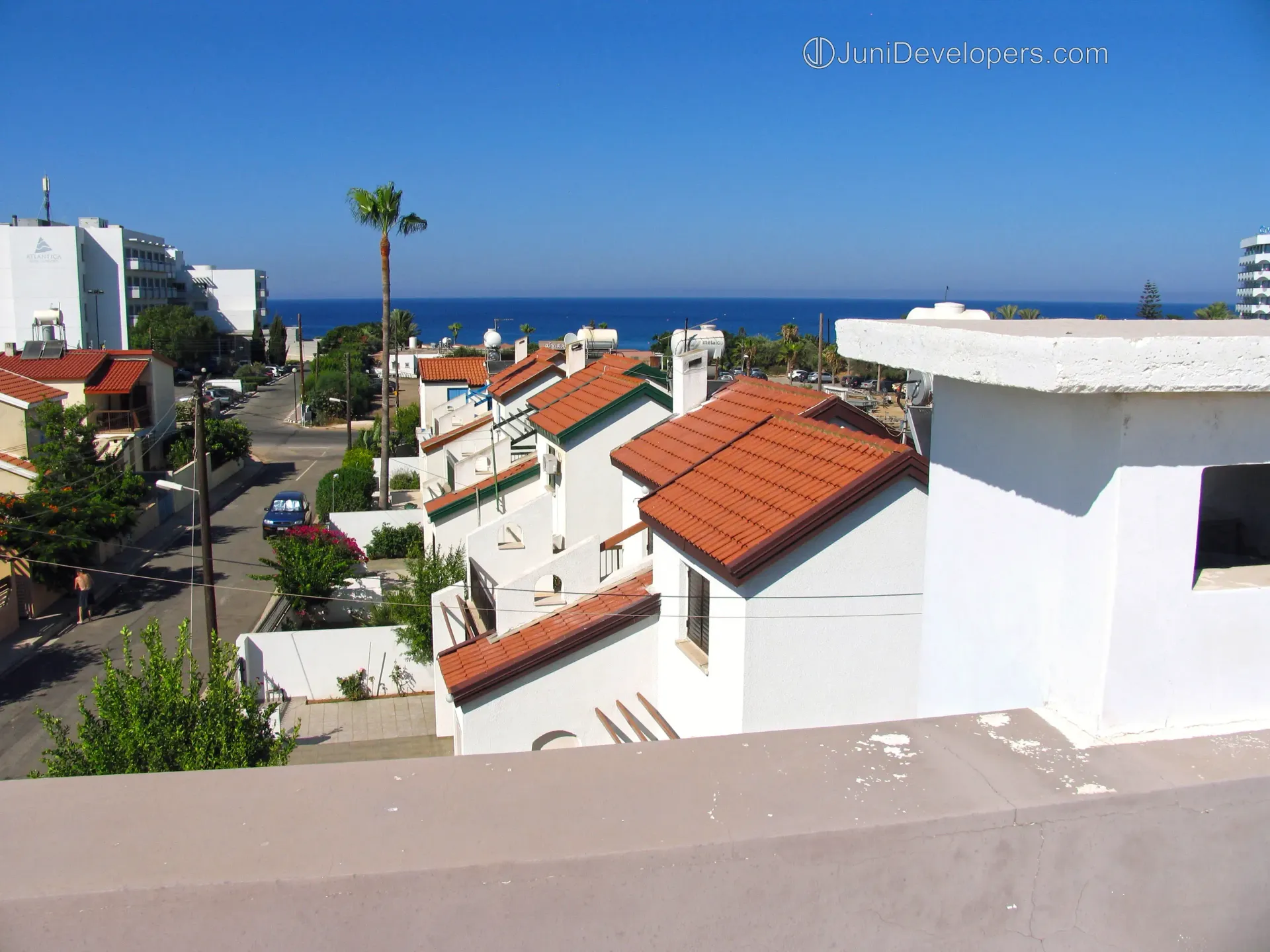 Exclusive luxury villa in Pernera beachfront with expansive balconies and title deeds