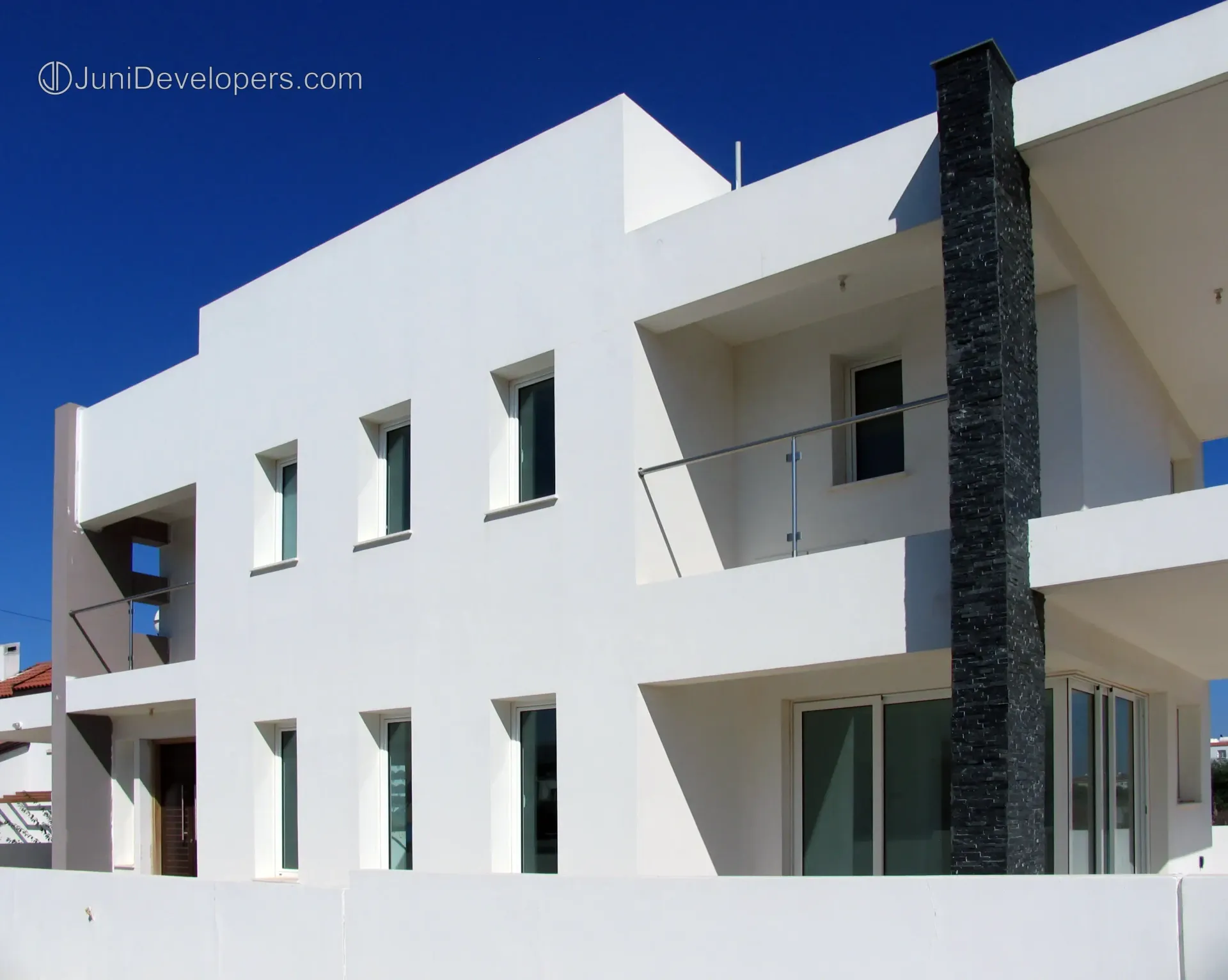 Premium 3 bedroom villa in Pernera beachfront with wide verandas and private garage